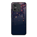 Falling Stars Redmi 12C Glass Back Cover Online