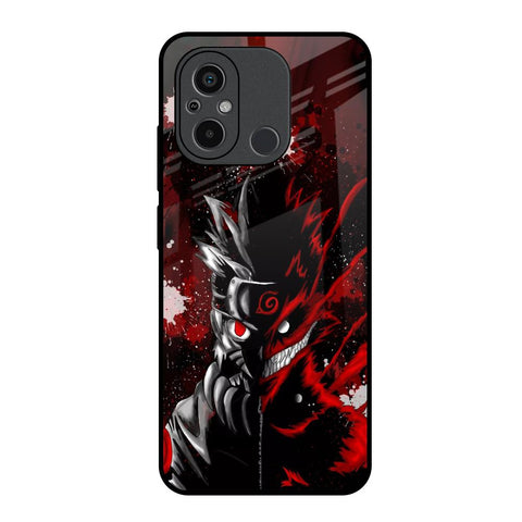 Dark Character Redmi 12C Glass Back Cover Online