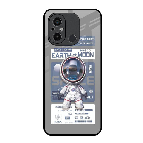 Space Flight Pass Redmi 12C Glass Back Cover Online