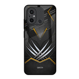 Black Warrior Redmi 12C Glass Back Cover Online