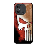 Red Skull Redmi 12C Glass Back Cover Online