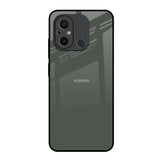 Charcoal Redmi 12C Glass Back Cover Online