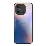 Blue Mauve Gradient Redmi 12C Glass Back Cover Online