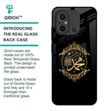 Islamic Calligraphy Glass Case for Redmi 12C