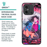 Radha Krishna Art Glass Case for Redmi 12C