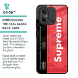Supreme Ticket Glass Case for Redmi 12C