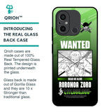 Zoro Wanted Glass Case for Redmi 12C