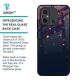 Falling Stars Glass Case For Redmi 12C