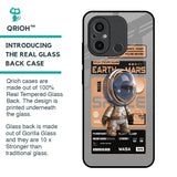 Space Ticket Glass Case for Redmi 12C