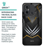 Black Warrior Glass Case for Redmi 12C