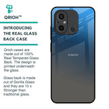 Blue Grey Ombre Glass Case for Redmi 12C