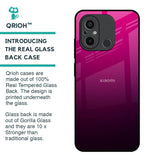 Purple Ombre Pattern Glass Case for Redmi 12C