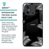 Zealand Fern Design Glass Case For Redmi 12C