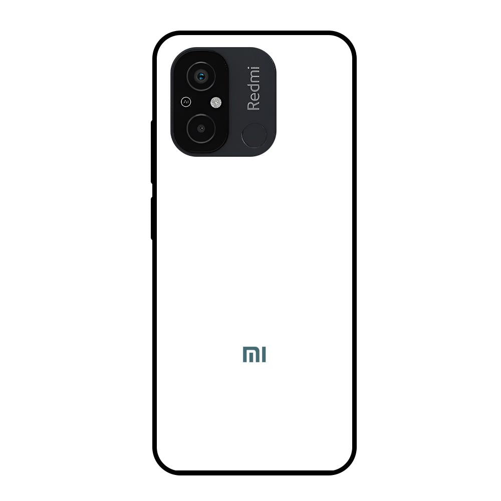 Arctic White Redmi 12C Glass Cases & Covers Online