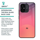 Sunset Orange Glass Case for Redmi 12C