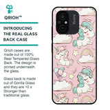 Balloon Unicorn Glass case for Redmi 12C