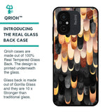 Bronze Abstract Glass Case for Redmi 12C