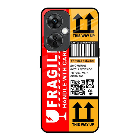 Handle With Care OnePlus Nord CE 3 Lite 5G Glass Back Cover Online