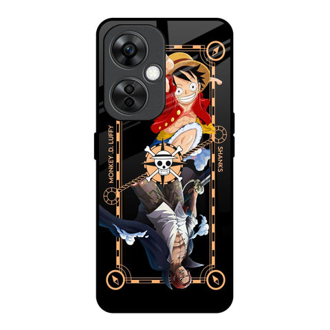 Shanks & Luffy OnePlus Nord CE 3 Lite 5G Glass Back Cover Online
