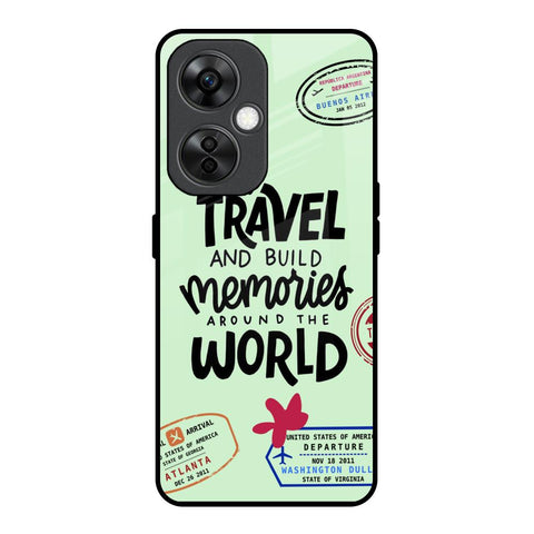 Travel Stamps OnePlus Nord CE 3 Lite 5G Glass Back Cover Online