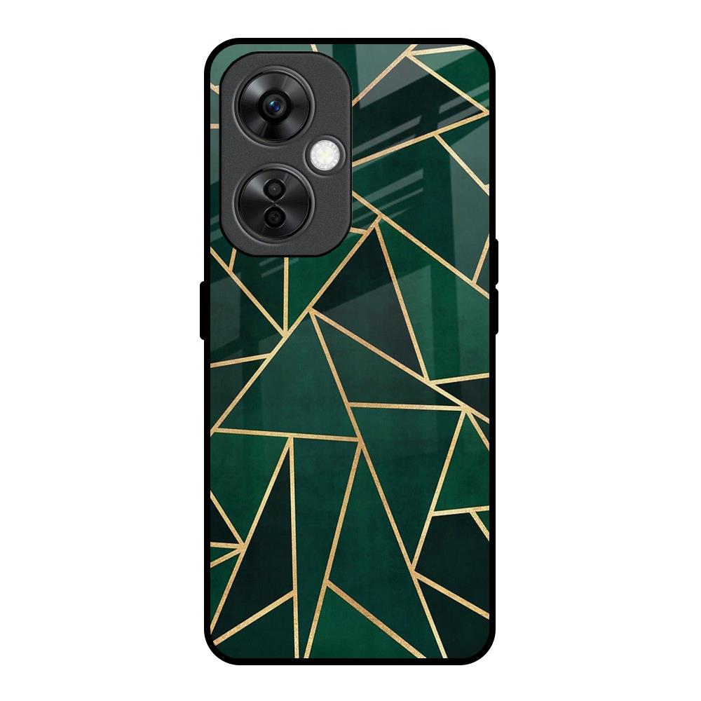 Abstract Green OnePlus Nord CE 3 Lite 5G Glass Back Cover Online