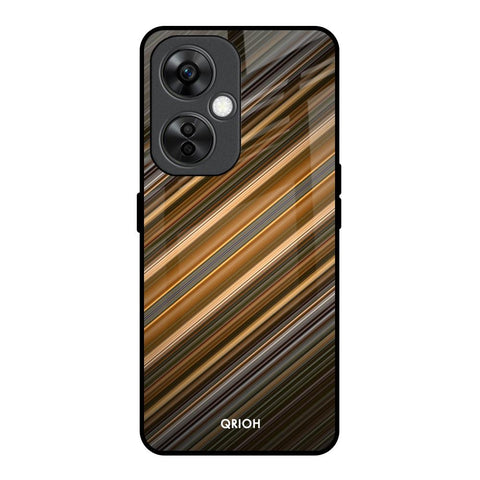 Diagonal Slash Pattern OnePlus Nord CE 3 Lite 5G Glass Back Cover Online