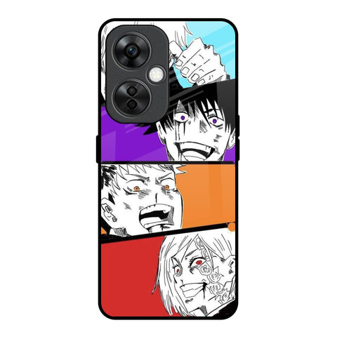 Anime Sketch OnePlus Nord CE 3 Lite 5G Glass Back Cover Online