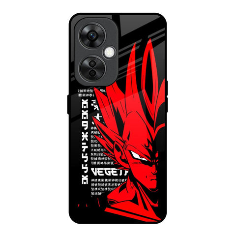 Red Vegeta OnePlus Nord CE 3 Lite 5G Glass Back Cover Online