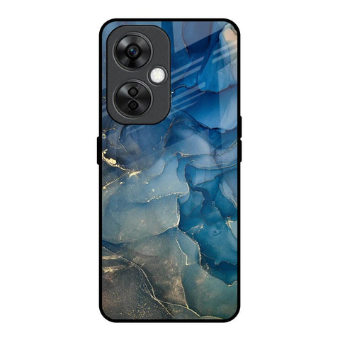 Blue Cool Marble OnePlus Nord CE 3 Lite 5G Glass Back Cover Online