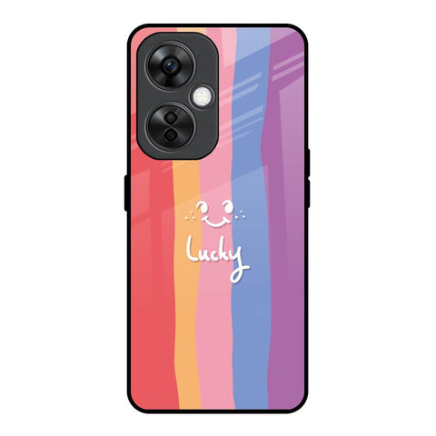 Lucky Abstract OnePlus Nord CE 3 Lite 5G Glass Back Cover Online