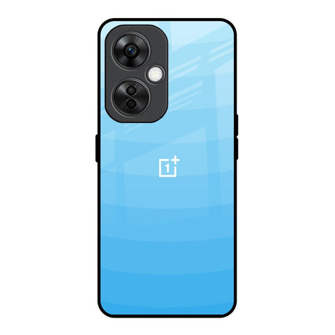 Wavy Blue Pattern OnePlus Nord CE 3 Lite 5G Glass Back Cover Online