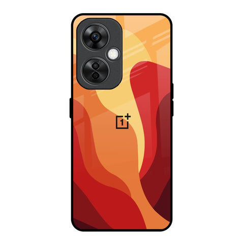 Magma Color Pattern OnePlus Nord CE 3 Lite 5G Glass Back Cover Online