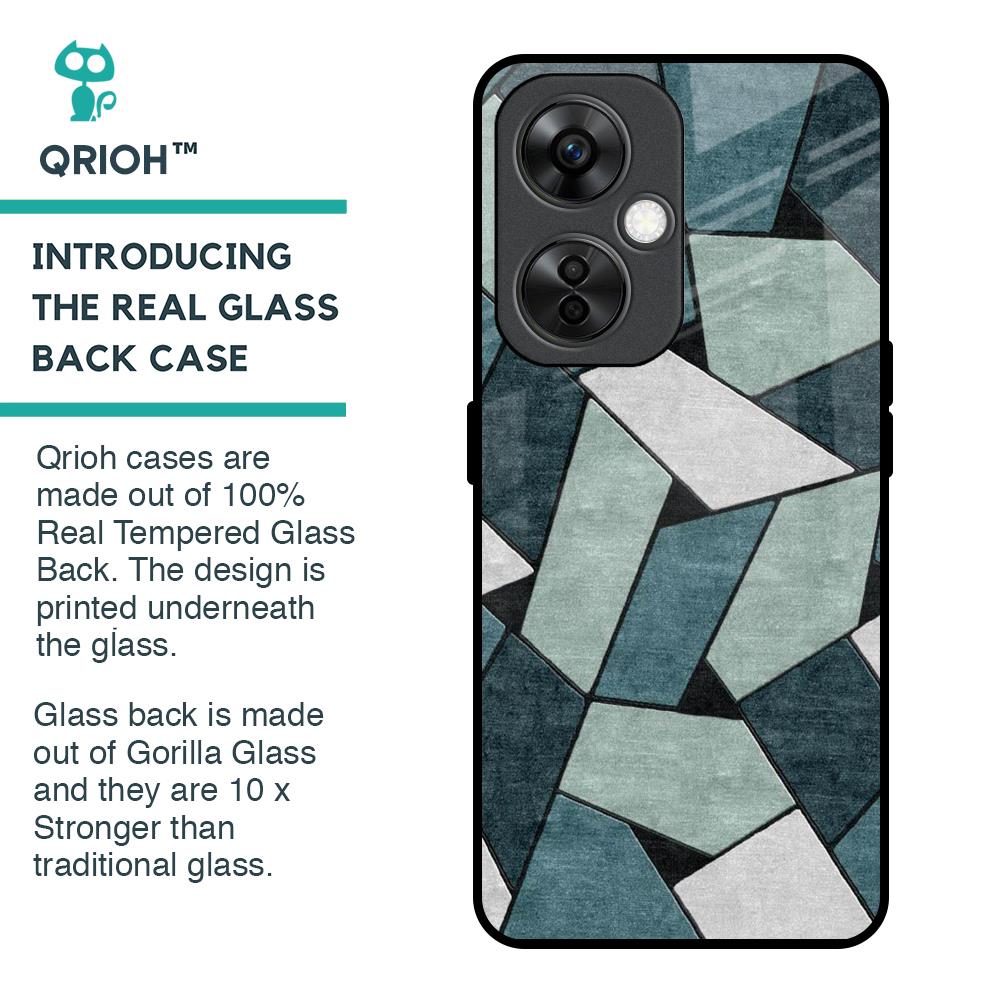 Abstact Tiles Glass Case for OnePlus Nord CE 3 Lite 5G