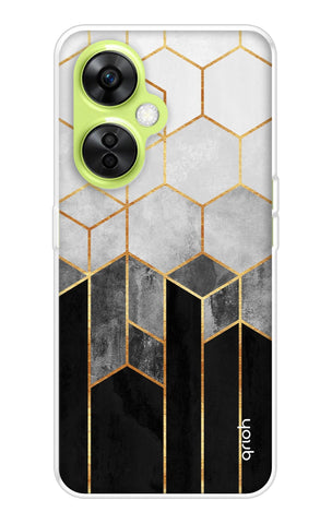 Hexagonal Pattern OnePlus Nord CE 3 Lite 5G Back Cover