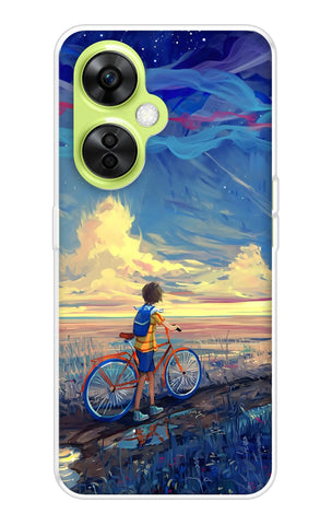 Riding Bicycle to Dreamland OnePlus Nord CE 3 Lite 5G Back Cover