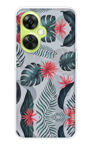 Retro Floral Leaf OnePlus Nord CE 3 Lite 5G Back Cover