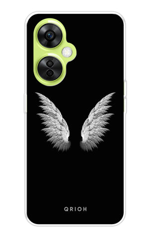 White Angel Wings OnePlus Nord CE 3 Lite 5G Back Cover