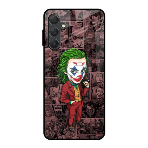 Joker Cartoon Samsung Galaxy M54 5G Glass Back Cover Online