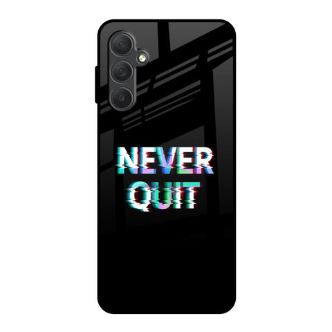 Never Quit Samsung Galaxy M54 5G Glass Back Cover Online