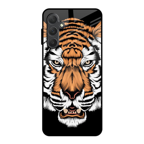 Angry Tiger Samsung Galaxy M54 5G Glass Back Cover Online