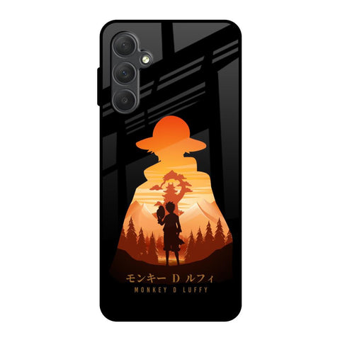 Luffy One Piece Samsung Galaxy M54 5G Glass Back Cover Online