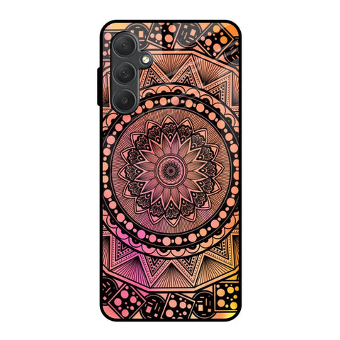 Floral Mandala Samsung Galaxy M54 5G Glass Back Cover Online