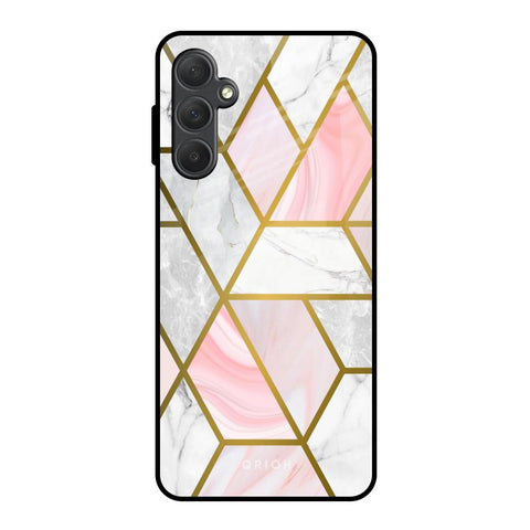 Geometrical Marble Samsung Galaxy M54 5G Glass Back Cover Online