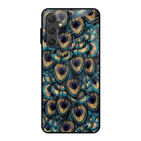 Peacock Feathers Samsung Galaxy M54 5G Glass Cases & Covers Online