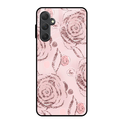 Shimmer Roses Samsung Galaxy M54 5G Glass Cases & Covers Online