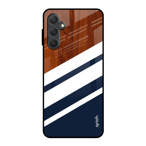 Bold Stripes Samsung Galaxy M54 5G Glass Cases & Covers Online