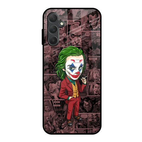 Joker Cartoon Samsung Galaxy M14 5G Glass Back Cover Online