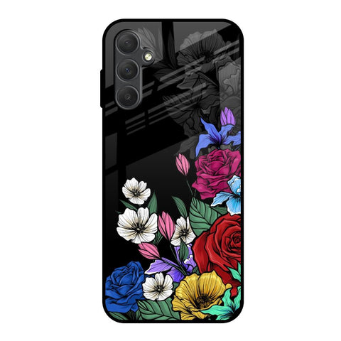 Rose Flower Bunch Art Samsung Galaxy M14 5G Glass Back Cover Online