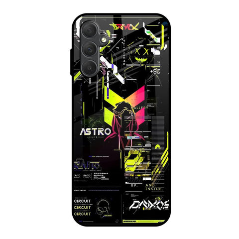 Astro Glitch Samsung Galaxy M14 5G Glass Back Cover Online
