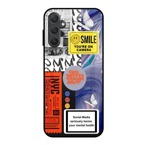 Smile for Camera Samsung Galaxy M14 5G Glass Back Cover Online